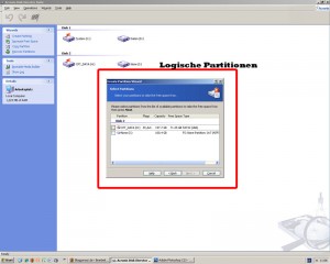 Partitionierung einer logischen Partition Partitionierung einer logischen Partition