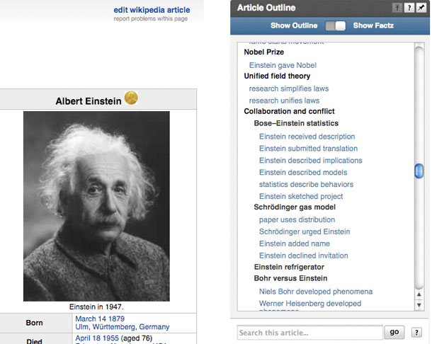 Albert Einstein bei Powerset Albert Einstein bei Powerset