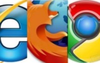 IE chrome firefox