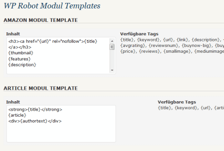 WP Robot 3 Templates