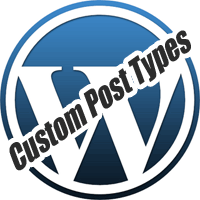wordpress logo custom-post-type